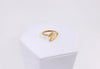 Dynamic Duo Ring Goldtone