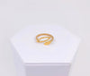 Dynamic Duo Ring Goldtone