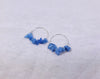 Stone Hoop Chip Earring