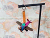 Leather Airplane Keychain
