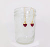 Strawberry Agate Earrings
