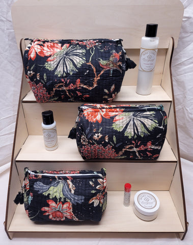 Kantha Toiletry Set Black