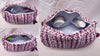 Kantha Toiletry Set Plum