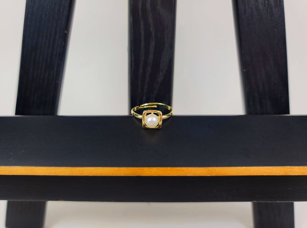 Framed Pearl Ring