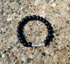 Wood & Stone Stretch Bracelet