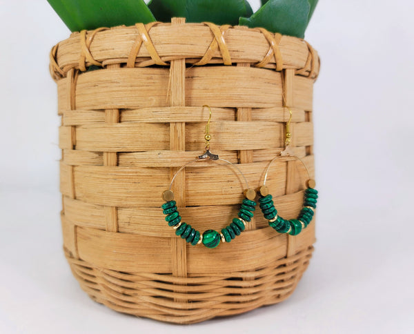 Symmetry Earrings Green