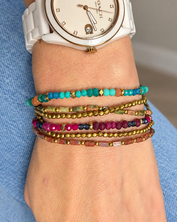 Ocean Bejeweled Bracelet Set