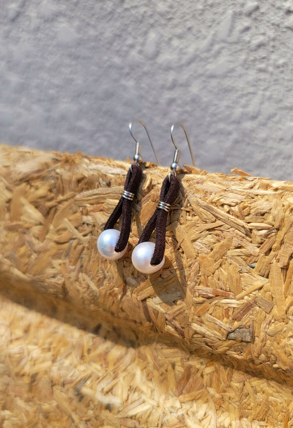 Cowgirl Pearl Earrings