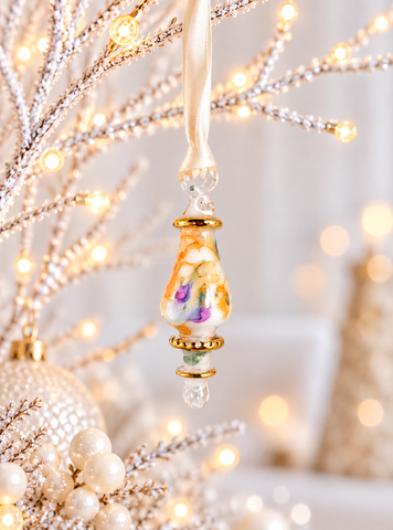 2" Ceramic Finial Ornament