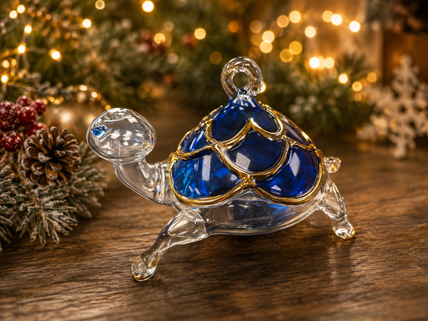Blue Turtle Ornament