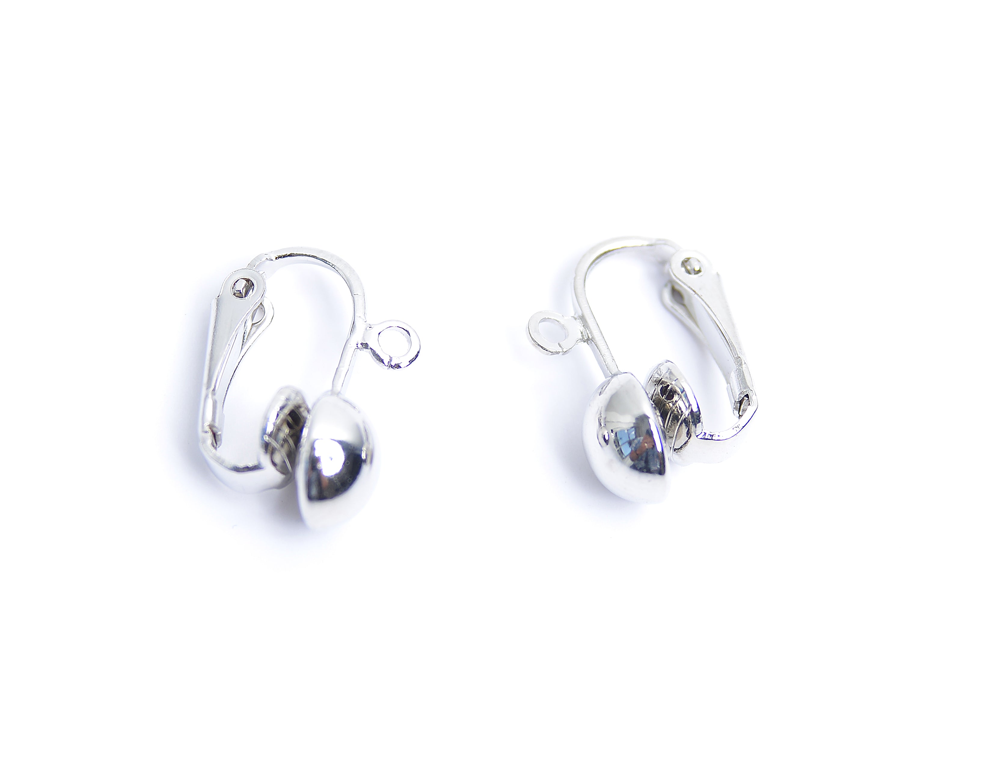 12pcs Clip on Earring Converter Earring Clip Non Pierced Ears Change  Pierced Over to Clip，Earring Clip Backs Earring Clips for Non Pierced Ears  (Silver & Gold) : Amazon.in: Jewellery