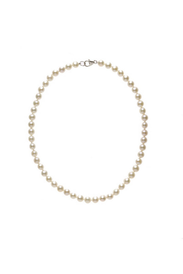 Pearl 18" Necklace White