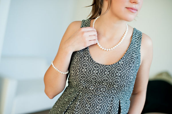 Pearl 18" Necklace White