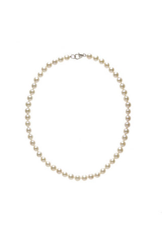 Pearl 18" Necklace White