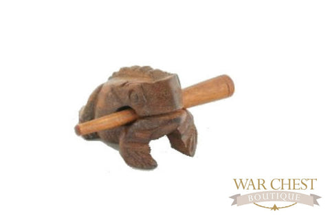 Brown Wood Frog for Children - Toys - WAR Chest Boutique