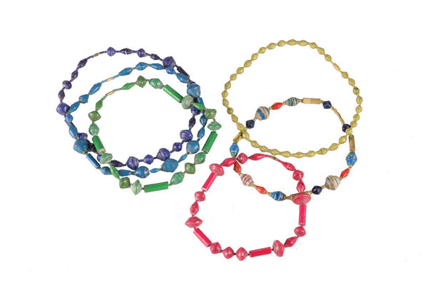 Short Paper Necklace - Colors and Styles Vary