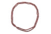 Long Burgundy Pearl Necklace
