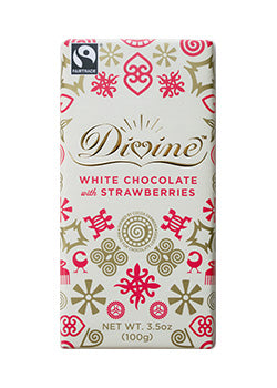 White Chocolate with Strawberries