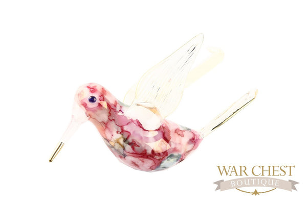 Ceramic Hummingbird Red - Ornaments - WAR Chest Boutique