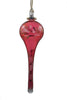 Flower Icicle Ornament Red