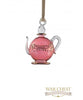 Teapot Glass Ornament Red - Ornaments - WAR Chest Boutique