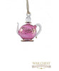 Teapot Glass Ornament Purple - Ornaments - WAR Chest Boutique