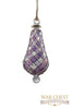 Beribboned Pear Glass Ornament Purple - Ornaments - WAR Chest Boutique