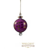Star Ball Glass Ornament Purple - Ornaments - WAR Chest Boutique