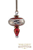 Dotted Finial Glass Ornament Red - Ornaments - WAR Chest Boutique