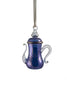Coffeepot Ornament Blue