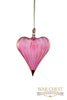 Glass Heart Glass Ornament Purple - Ornaments - WAR Chest Boutique