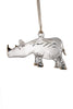 Rhino Ornament Clear - Ornaments - WAR Chest Boutique