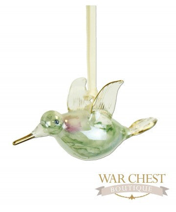Small Ceramic Hummingbird Green - Ornaments - WAR Chest Boutique