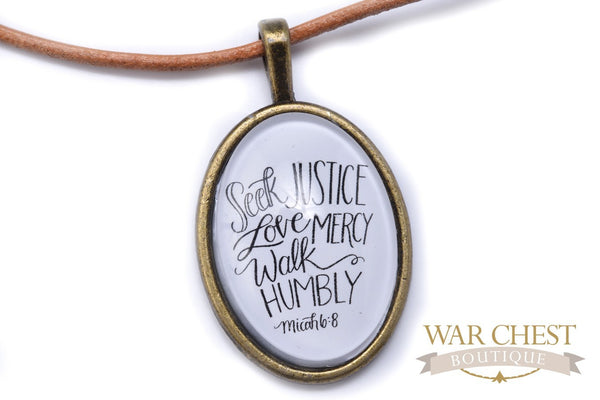 Seek Justice Necklace