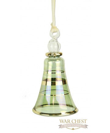 Small Bell Ornament Green - Ornaments - WAR Chest Boutique