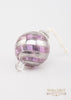 Beribboned Purple & Silver Ornament - Ornaments - WAR Chest Boutique
