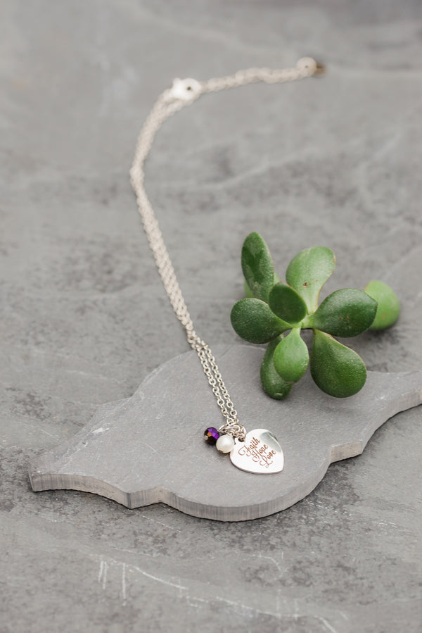Faith Hope Love Necklace