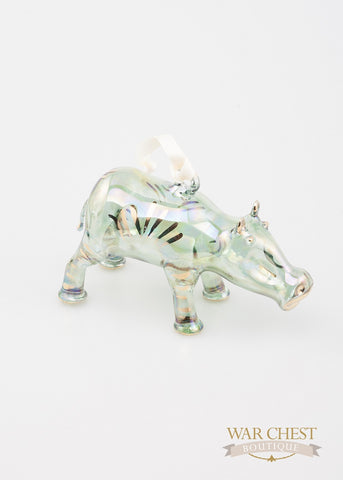 Hippo Ornament Green - Ornaments - WAR Chest Boutique