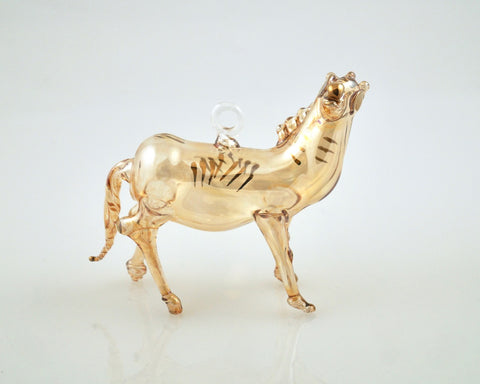 Horse Ornament Yellow - Ornaments - WAR Chest Boutique