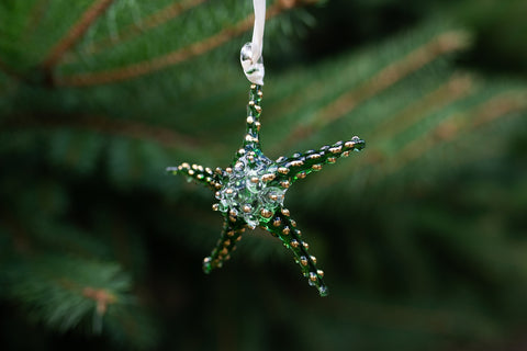 Starfish Ornament Green