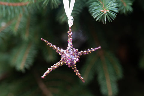 Starfish Ornament Purple