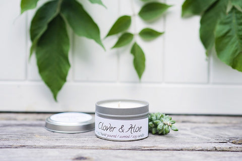 Clover & Aloe Spa Candle