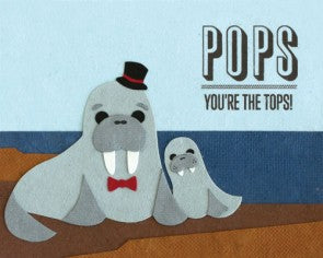Pops You're the Tops Card