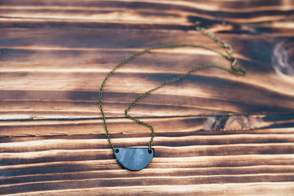 Vega Half Moon Necklace