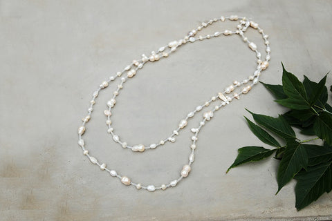 Sofia White Pearl Necklace