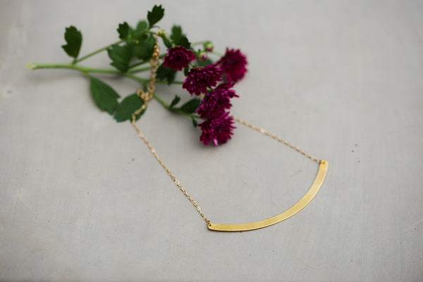 Mia Brass Necklace for Women - Jewelry - WAR Chest Boutique