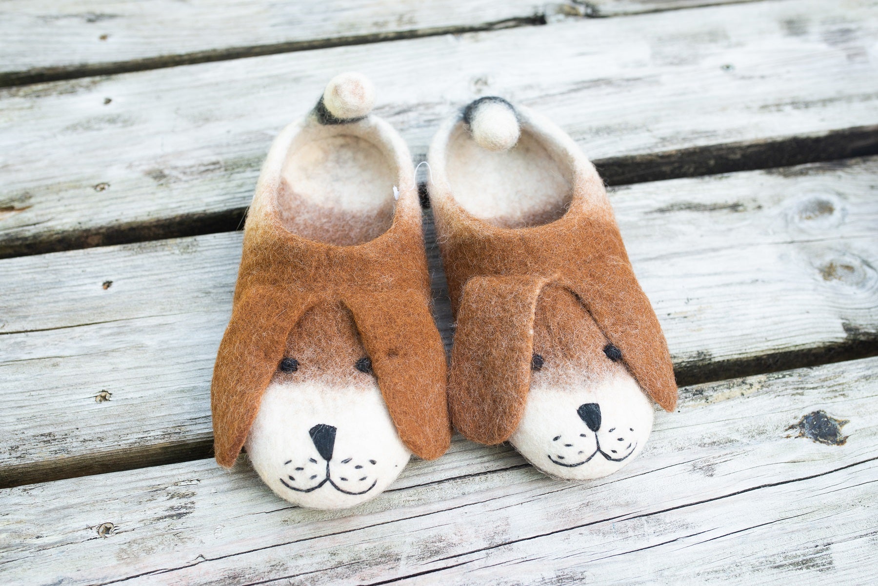 Felt Animal Slipper – WAR Chest Boutique