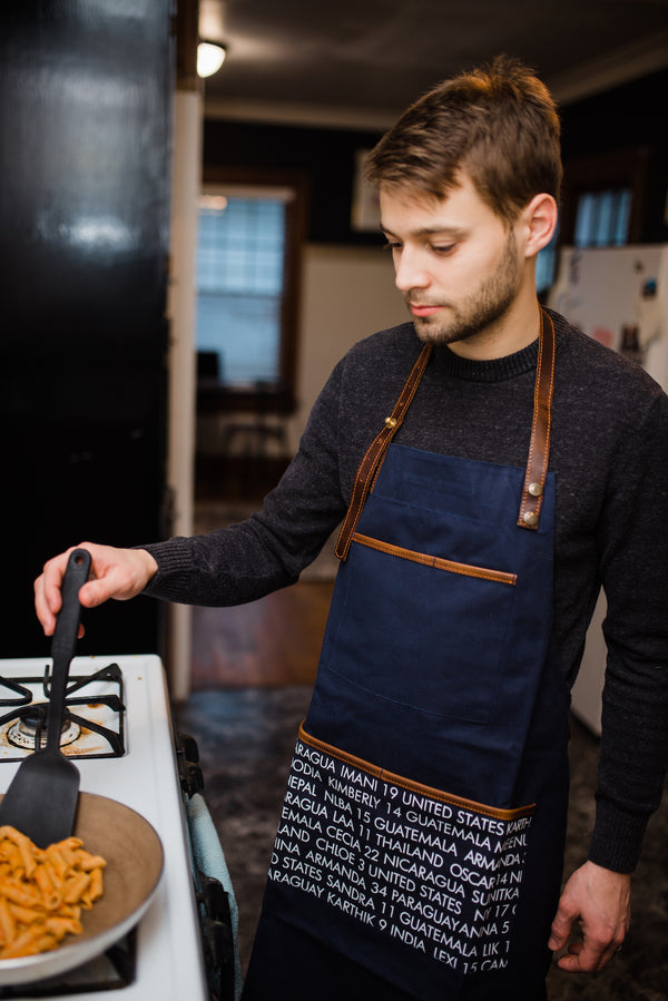 Navy WAR Remembrance Apron for Men and Women - Accessories - WAR Chest Boutique
