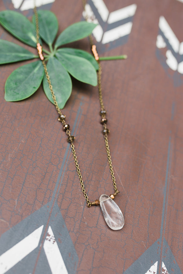 Quartz Layered Necklace for Women - Jewelry - WAR Chest Boutique