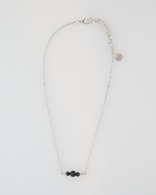 Petite Lava Stone Diffuser Necklace for Women - Jewelry - WAR Chest Boutique
